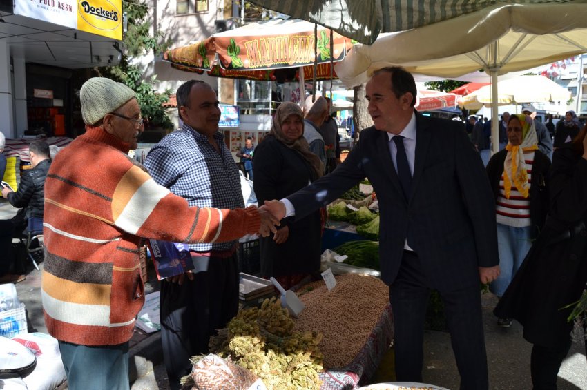 Çakır Cuma Pazarı'na Çıkarma Yaptı! Modern ve  Çağdaş Alanya'yı çok seveceksiniz
