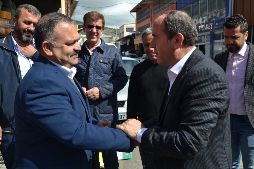 DP Adayı ÇAKIR, Alanya Sanayi Sitesine Çıkarma Yaptı - Foto Galeri