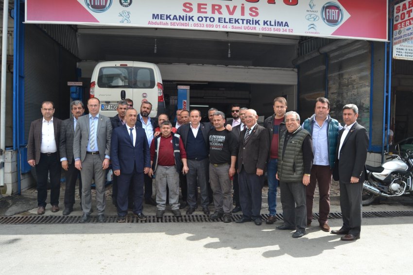 DP Adayı ÇAKIR, Alanya Sanayi Sitesine Çıkarma Yaptı - Foto Galeri