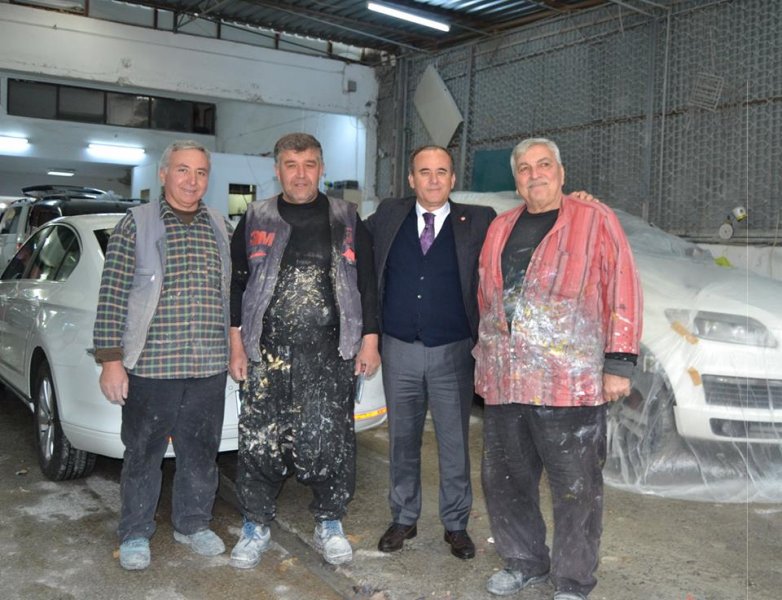 DP Adayı ÇAKIR, Alanya Sanayi Sitesine Çıkarma Yaptı - Foto Galeri