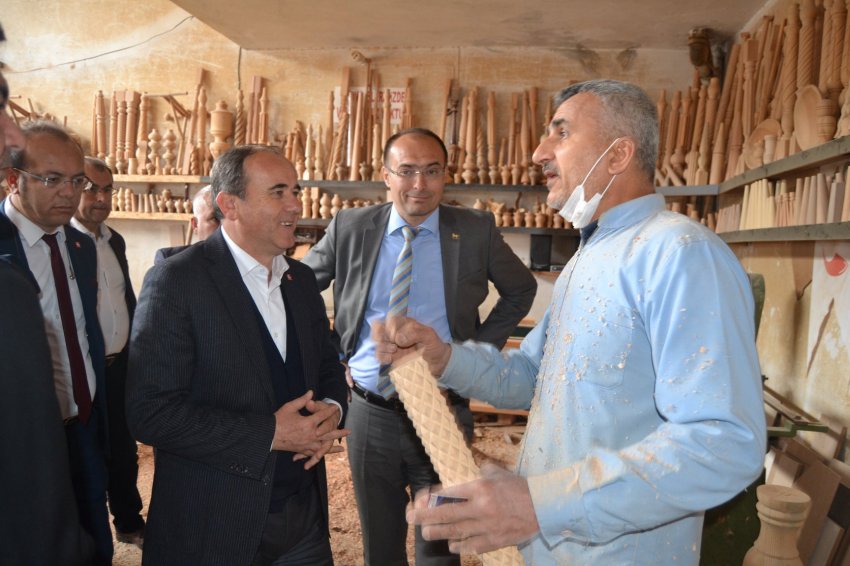 DP Adayı ÇAKIR, Alanya Sanayi Sitesine Çıkarma Yaptı - Foto Galeri