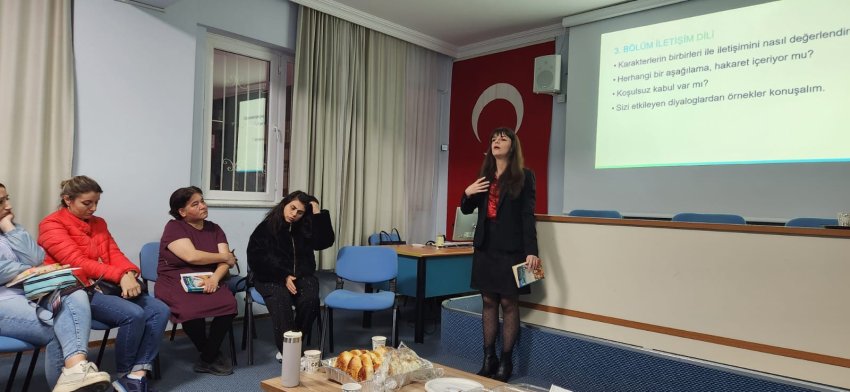 Alanya Hasan Çolak Anadolu Lisesi'nden okuma etkinliği